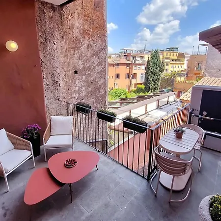 Ych Elegant Flat With Terrace To Trastevere *